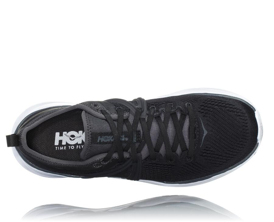 Zapatillas Running Hoka One One Mujer - Tivra - Negras/Blancas - MVT749368